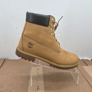Timberland Men's 6-inch Premium Wheat Nubuck Waterproof Boots Sz 11.5M 10061
